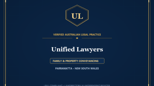 Unified Lawyers — FAMILY & PROPERTY CONVEYANCING, PARRAMATTA • NEW SOUTH WALES