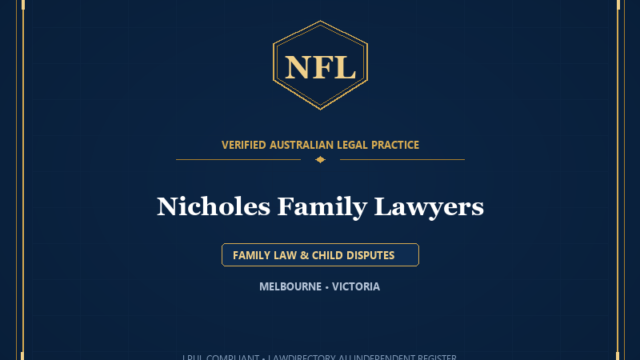 Nicholes Family Lawyers — FAMILY LAW & CHILD DISPUTES, MELBOURNE • VICTORIA