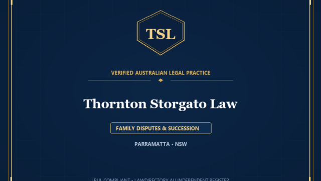 Thornton Storgato Law — FAMILY DISPUTES & SUCCESSION, PARRAMATTA • NSW