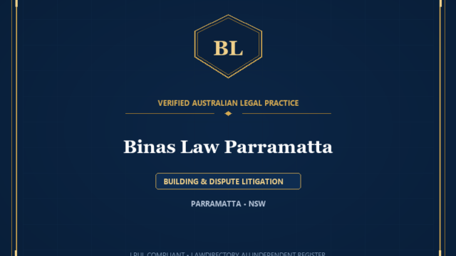 Binas Law Parramatta — BUILDING & DISPUTE LITIGATION, PARRAMATTA • NSW