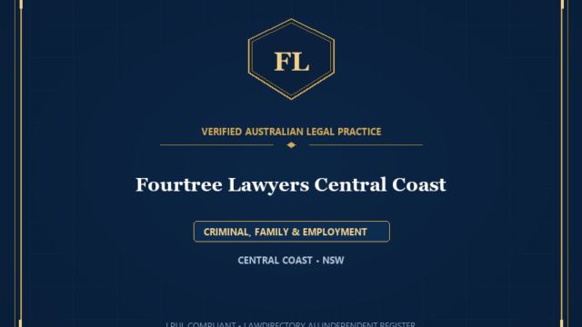 Fourtree Lawyers Central Coast — CRIMINAL, FAMILY & EMPLOYMENT, CENTRAL COAST • NSW