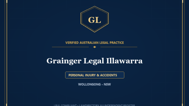Grainger Legal Illawarra — PERSONAL INJURY & ACCIDENTS, WOLLONGONG • NSW