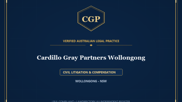 Cardillo Gray Partners Wollongong — CIVIL LITIGATION & COMPENSATION, WOLLONGONG • NSW