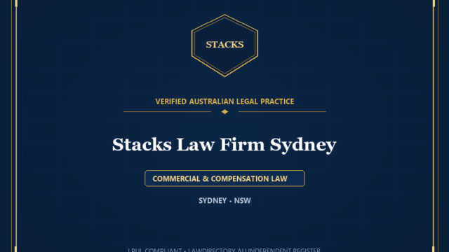 Stacks Law Firm Sydney — COMMERCIAL & COMPENSATION LAW, SYDNEY • NSW