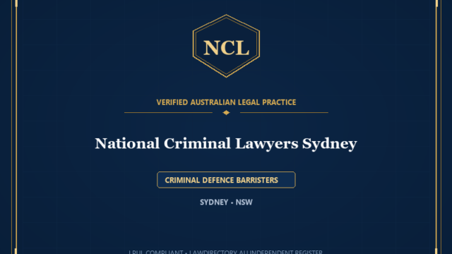National Criminal Lawyers Sydney — CRIMINAL DEFENCE BARRISTERS, SYDNEY • NSW