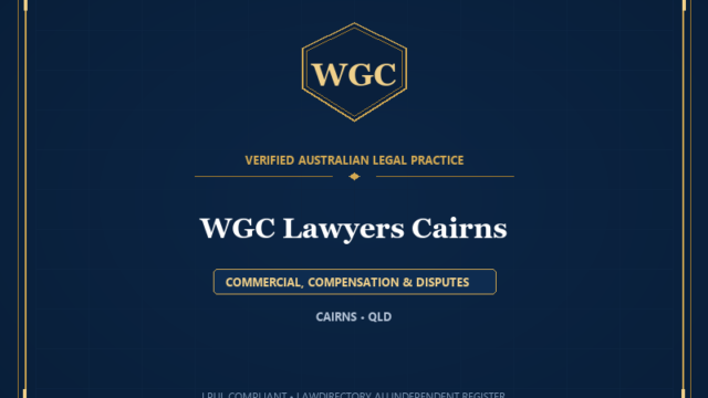 WGC Lawyers Cairns — COMMERCIAL, COMPENSATION & DISPUTES, CAIRNS • QLD
