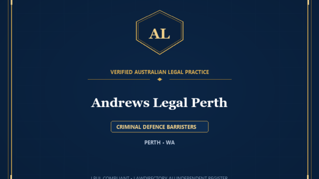 Andrews Legal Perth — CRIMINAL DEFENCE BARRISTERS, PERTH • WA
