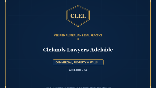 Clelands Lawyers Adelaide — COMMERCIAL, PROPERTY & WILLS, ADELAIDE • SA