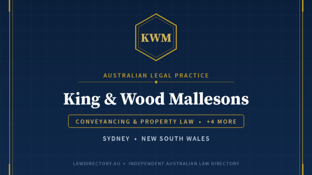 King & Wood Mallesons (KWM) — listing card on LawDirectory.au