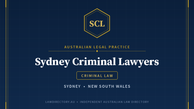 Sydney Criminal Lawyers — listing card on LawDirectory.au