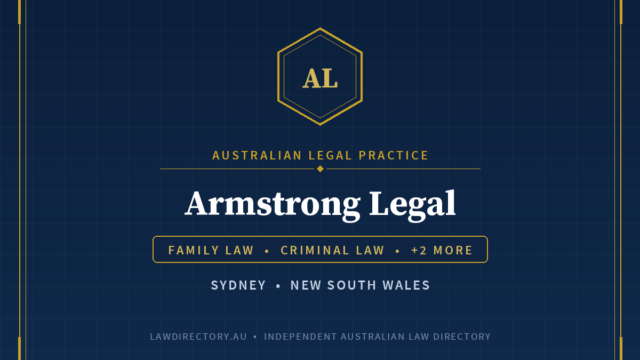 Armstrong Legal Sydney — listing card on LawDirectory.au