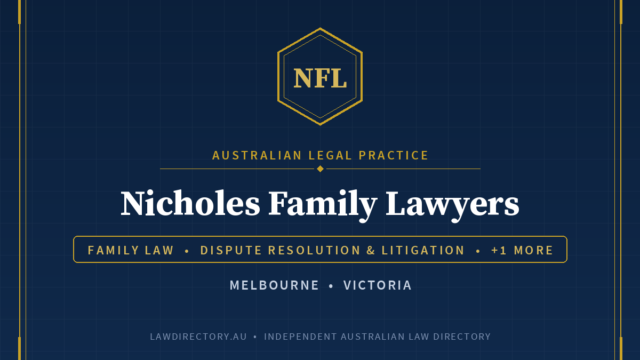 Nicholes Family Lawyers — listing card on LawDirectory.au