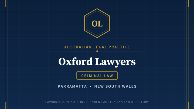 Oxford Lawyers Parramatta — listing card on LawDirectory.au