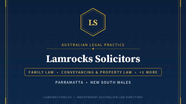 Lamrocks Solicitors — listing card on LawDirectory.au