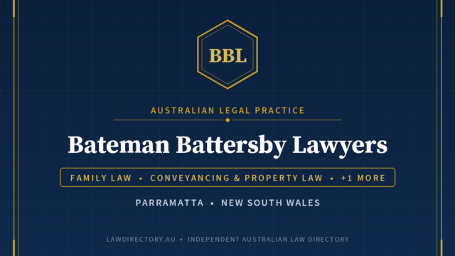 Bateman Battersby Lawyers — listing card on LawDirectory.au