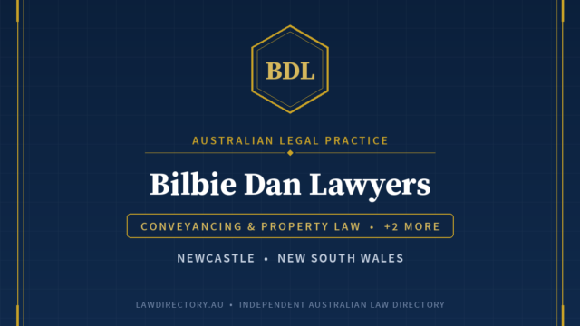 Bilbie Dan Lawyers — listing card on LawDirectory.au