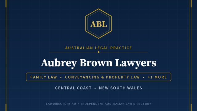 Aubrey Brown Lawyers — listing card on LawDirectory.au