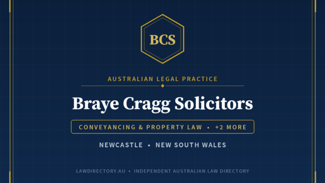 Braye Cragg Solicitors — listing card on LawDirectory.au