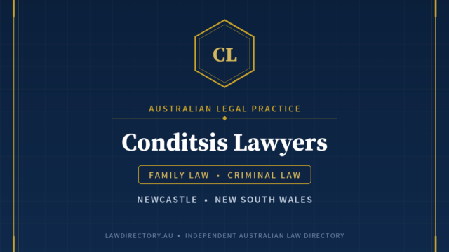 Conditsis Lawyers Newcastle — listing card on LawDirectory.au