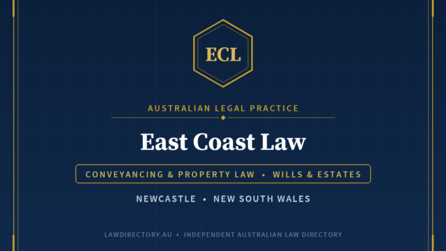 East Coast Law Newcastle — listing card on LawDirectory.au
