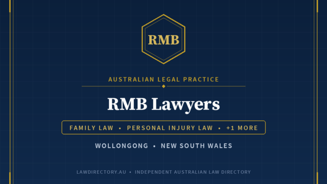RMB Lawyers Wollongong — listing card on LawDirectory.au