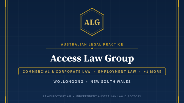 Access Law Group Wollongong — listing card on LawDirectory.au