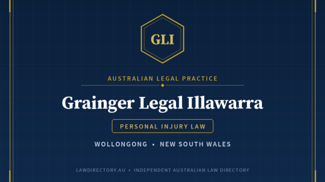Grainger Legal Illawarra — listing card on LawDirectory.au