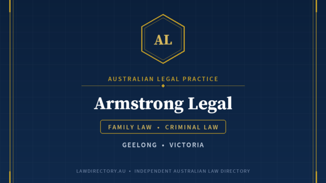 Armstrong Legal Geelong — listing card on LawDirectory.au