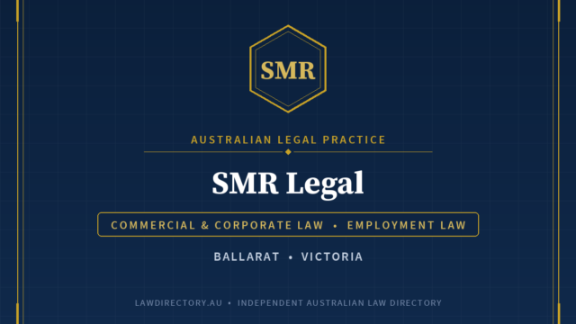 SMR Legal Ballarat — listing card on LawDirectory.au