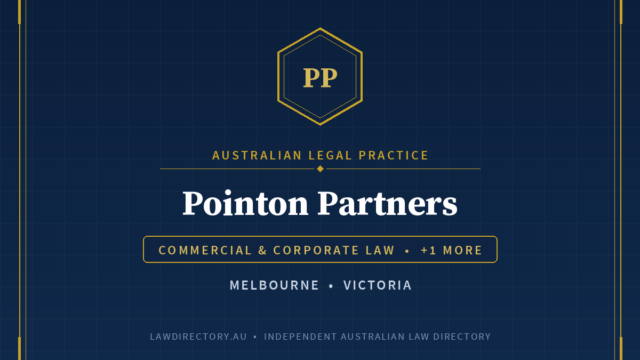 Pointon Partners Melbourne — listing card on LawDirectory.au
