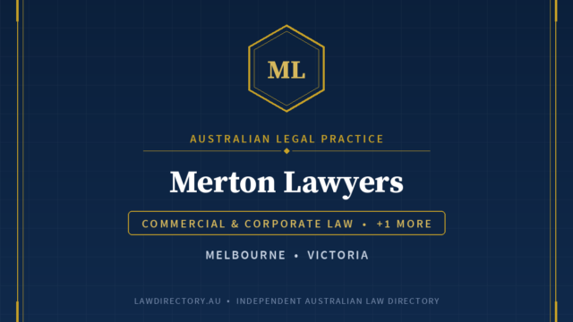 Merton Lawyers Richmond — listing card on LawDirectory.au