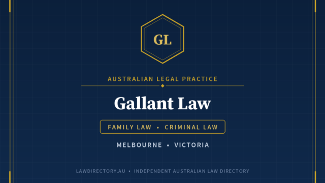 Gallant Law Carlton — listing card on LawDirectory.au