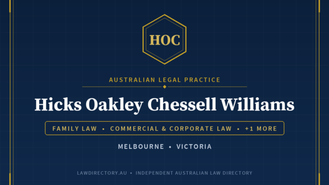 Hicks Oakley Chessell Williams — listing card on LawDirectory.au