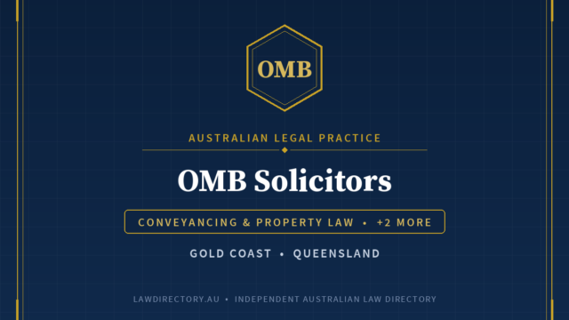 OMB Solicitors Gold Coast — listing card on LawDirectory.au