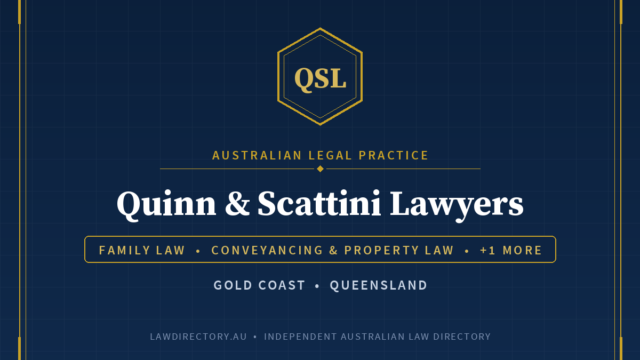 Quinn & Scattini Lawyers Gold Coast — listing card on LawDirectory.au