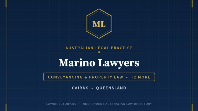 Marino Lawyers Cairns — listing card on LawDirectory.au