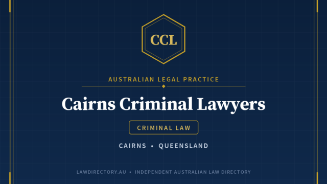 Cairns Criminal Lawyers — listing card on LawDirectory.au