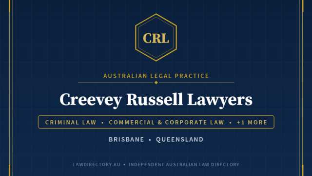 Creevey Russell Lawyers Brisbane — listing card on LawDirectory.au