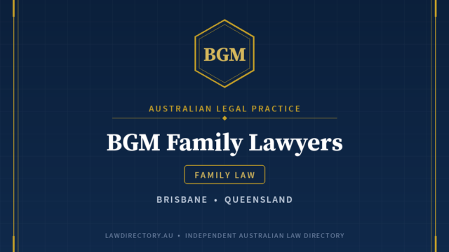 BGM Family Lawyers Brisbane — listing card on LawDirectory.au