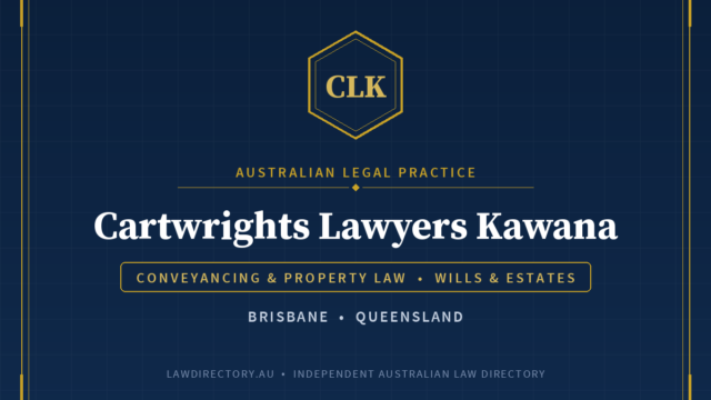 Cartwrights Lawyers Kawana — listing card on LawDirectory.au