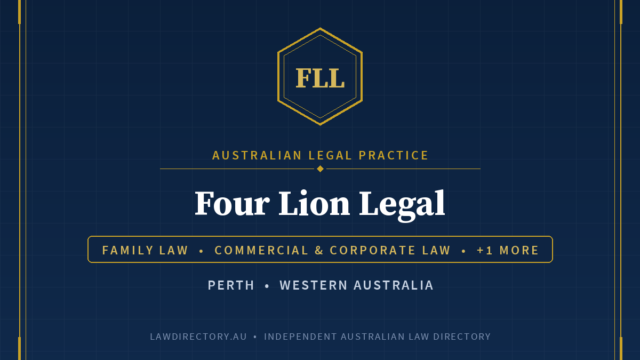 Four Lion Legal Fremantle — listing card on LawDirectory.au