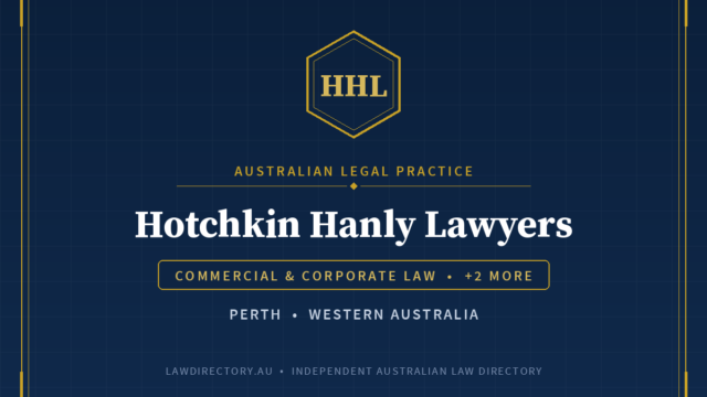 Hotchkin Hanly Lawyers Perth — listing card on LawDirectory.au