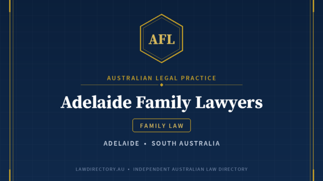 Adelaide Family Lawyers — listing card on LawDirectory.au