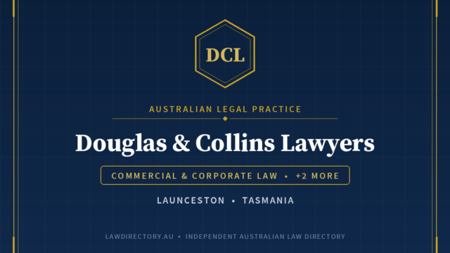 Douglas & Collins Lawyers Launceston — listing card on LawDirectory.au