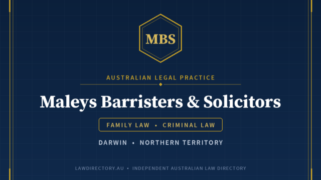 Maleys Barristers & Solicitors Darwin — listing card on LawDirectory.au