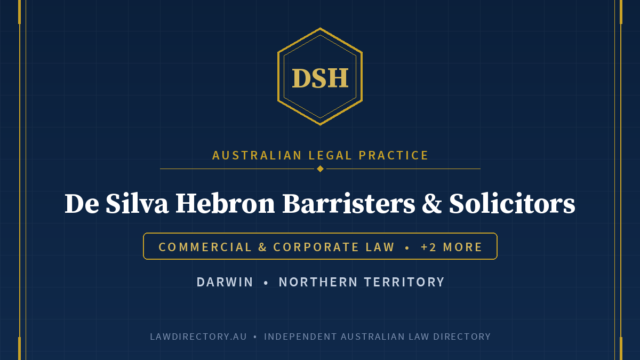 De Silva Hebron Barristers & Solicitors — listing card on LawDirectory.au