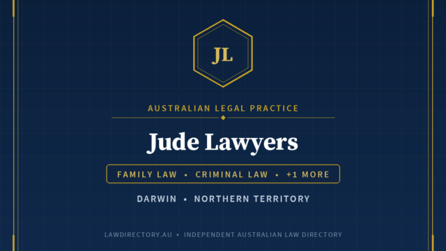 Jude Lawyers Darwin — listing card on LawDirectory.au
