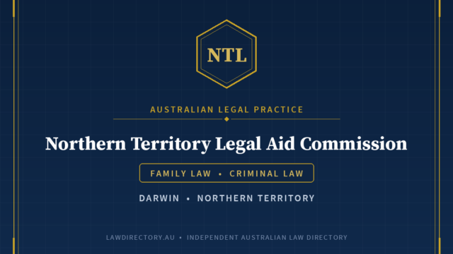 Northern Territory Legal Aid Commission — listing card on LawDirectory.au